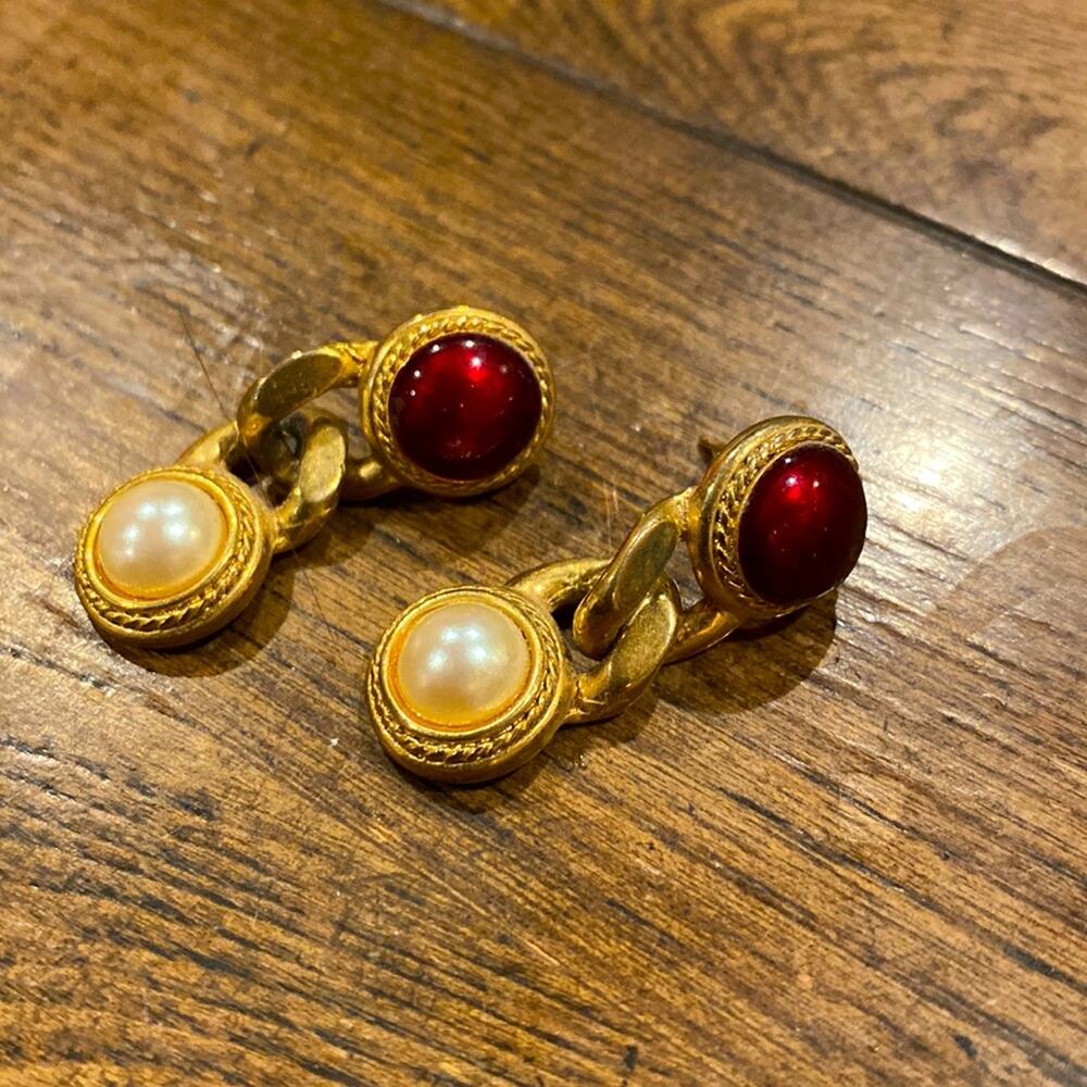 VINTAGE 80s Dangle Earrings